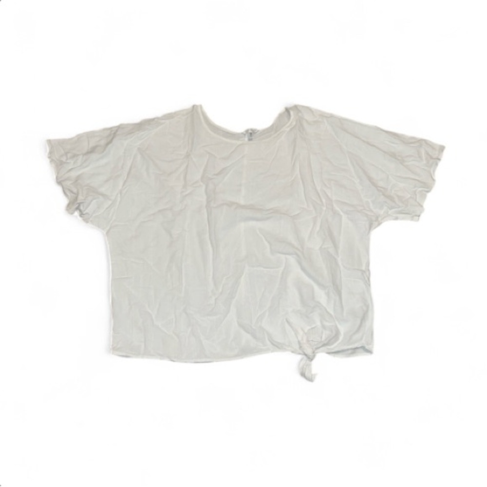 Time & Tru White Striped Top- Size XXL (20)
